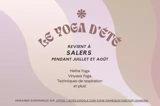 Le Yoga "d'été" revient à Salers...