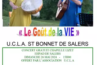 Concert "Le goût de la Vie"